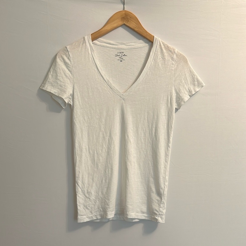 J Crew Slub Cotton Tee